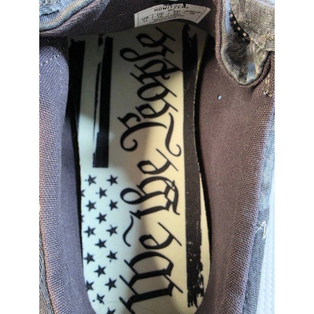 Howitzer Roam CV4941 White Prym1 Camo Mens Slip On Shoes 11 Patriotic Loafers - Picture 7 of 8